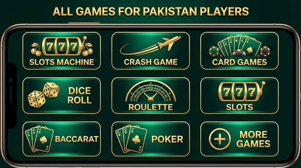 Main screen of pakjackpot games page for PK players - 4